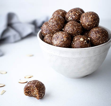 Peanut Butter Chocolate Energy Date Balls infused with Wild crafted Sea Moss and Superfoods