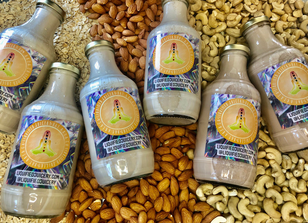Coco Maca Cashew Mylk infused with Wild crafted Sea Moss and Superfoods