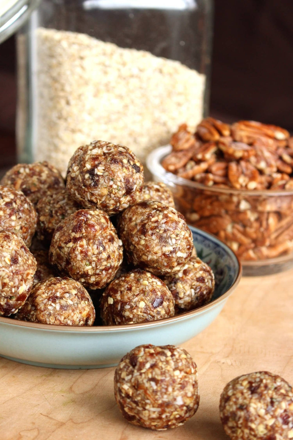 Pecan Energy Date Balls infused with Wild crafted Sea Moss and Superfoods